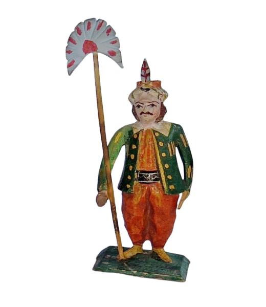 Antike Grulicher Krippenfigur, Orientale / Türke um 1900 (7 cm)