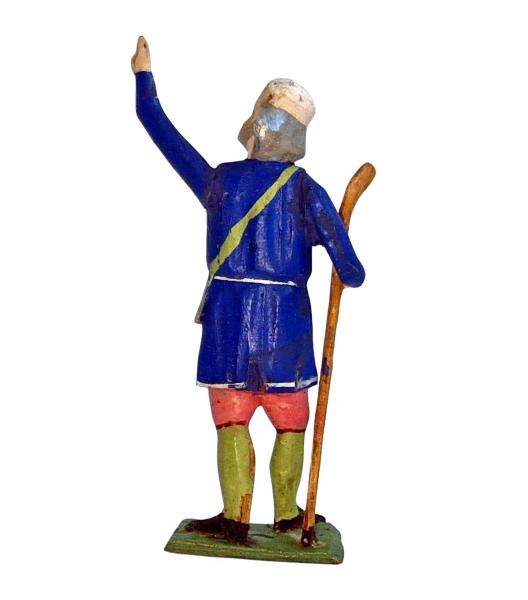 Antike Grulicher Krippenfigur / Hirte um 1900 (10 cm)