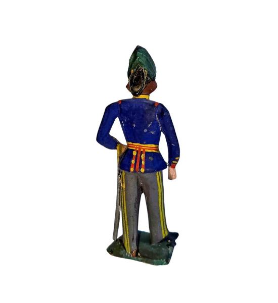 Antike Grulicher Krippenfigur / Soldat um 1900 (10 cm)