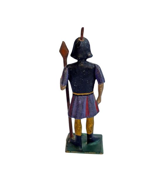 Antique grulich crib figurine, Soldier, around 1900  (10 cm)