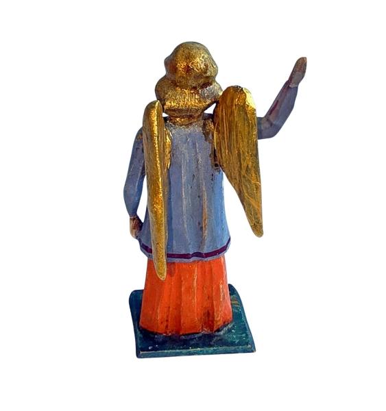 Antike Grulicher Krippenfigur / Engel um 1900  (10 cm)