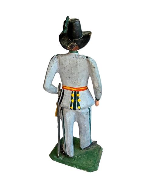 Antique grulich crib figurine, Soldier around 1900 (10 cm)