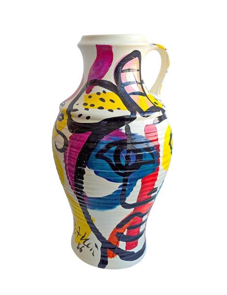Peter Robert Keil (born 1942 Züllichau), ceramic vase, dated 1986