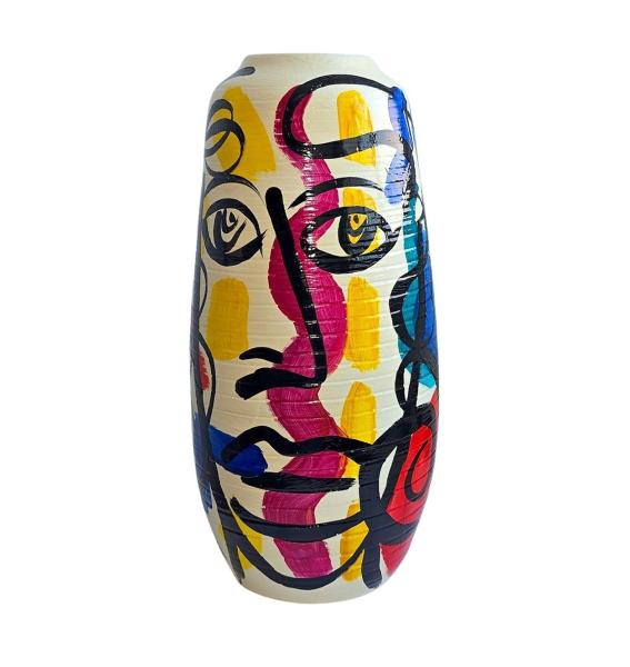 Peter Robert Keil (geb. 1942 Züllichau),  Keramik Vase datiert 1985
