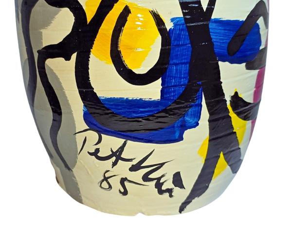 Peter Robert Keil (geb. 1942 Züllichau),  Keramik Vase datiert 1985