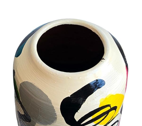 Peter Robert Keil (geb. 1942 Züllichau),  Keramik Vase datiert 1985