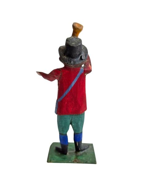 Antike Grulicher Krippenfigur / Musikant um 1900 (10 cm)