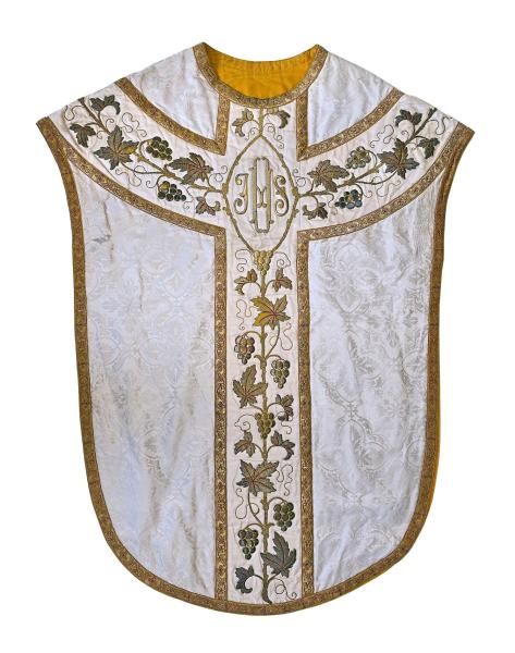 Antique chasuble, vestment, Ornat, around 1900