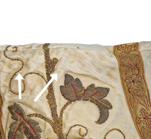 Antique chasuble, vestment, Ornat, around 1900