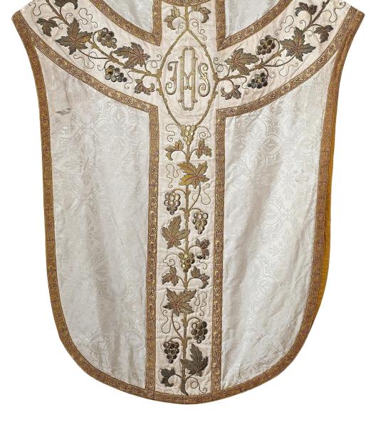 Antique chasuble, vestment, Ornat, around 1900