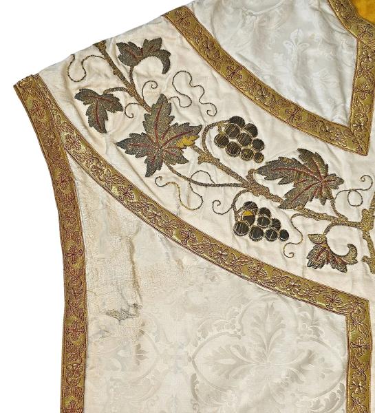 Antique chasuble, vestment, Ornat, around 1900