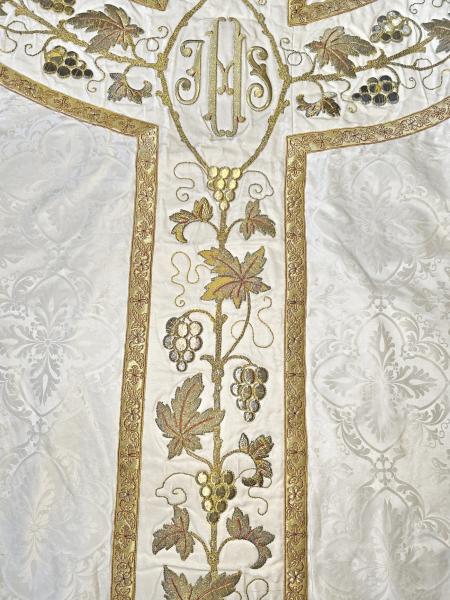 Antique chasuble, vestment, Ornat, around 1900