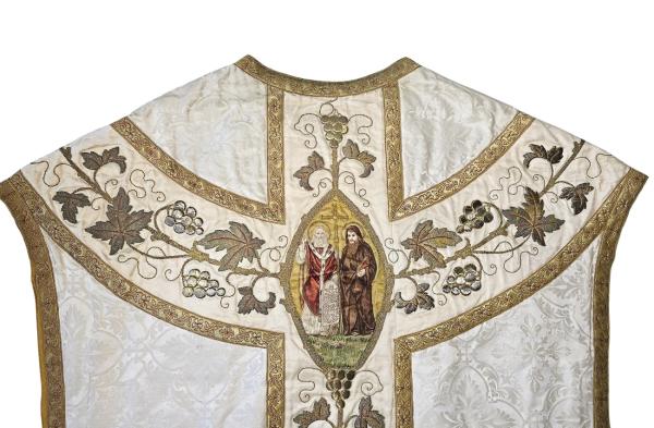 Antique chasuble, vestment, Ornat, around 1900