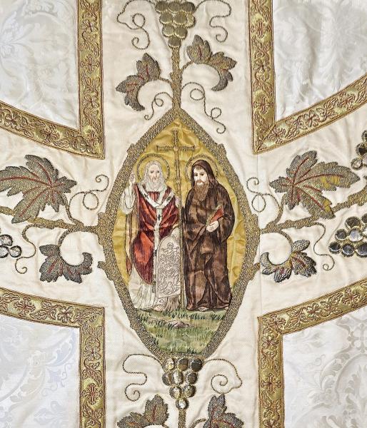 Antique chasuble, vestment, Ornat, around 1900