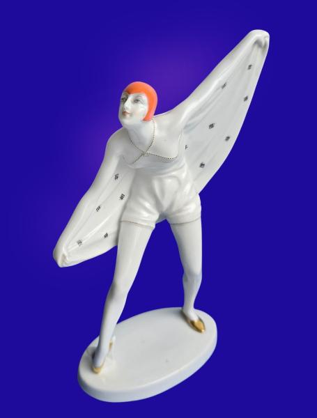 Art deco Tänzerin, Pirkenhammer Kunstabteilung, 20er Jahre