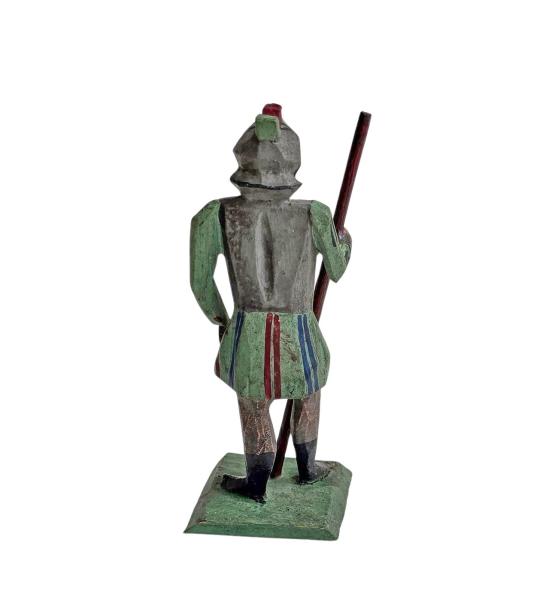 Antique grulich crib figurine, roman soldier around 1900  (10 cm)