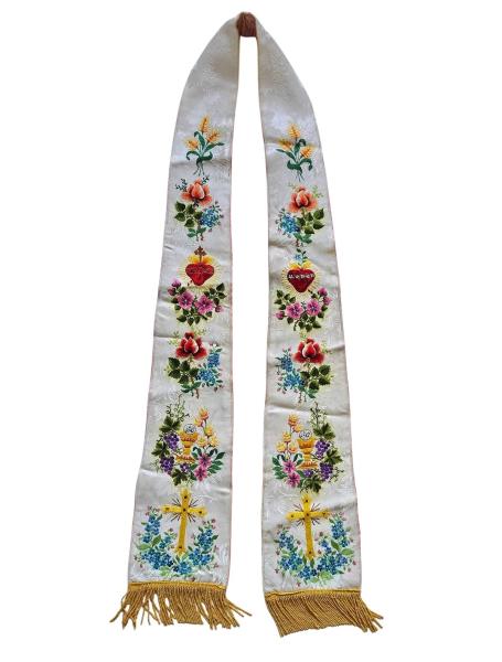 Antique Stole for Vestment, Casuble, Ornat, ~ 1920
