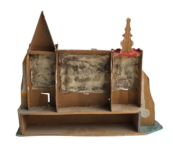 Antique Grulich crib building, around 1900