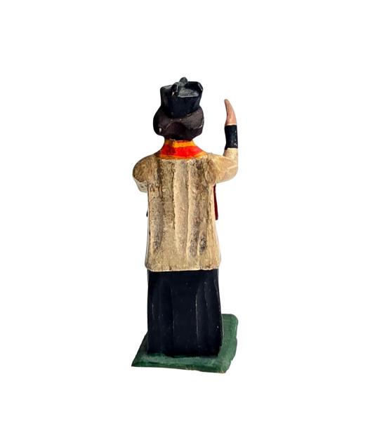 Antique grulich crib figurine, Priest around 1900 (10 cm)
