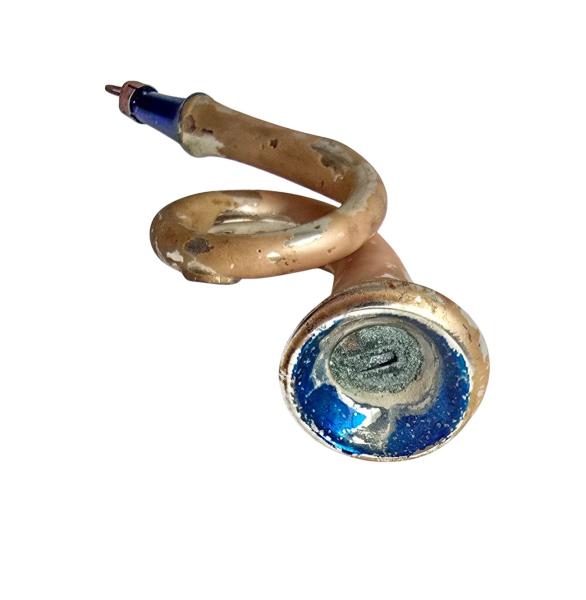 Glasornament,  Musikinstrument / Horn um 1920