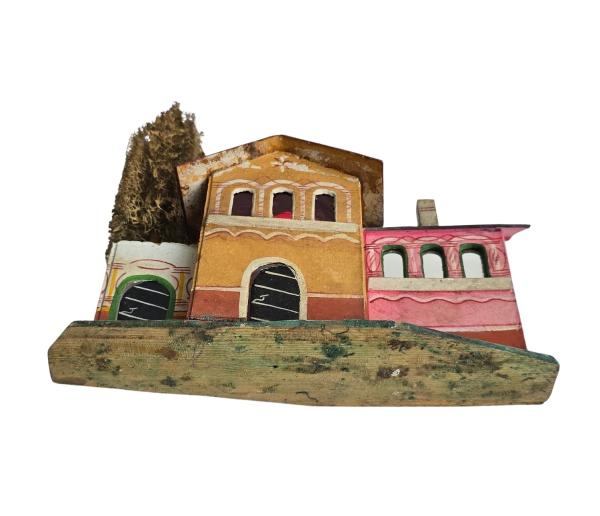 Antique Grulich crib building, around 1900