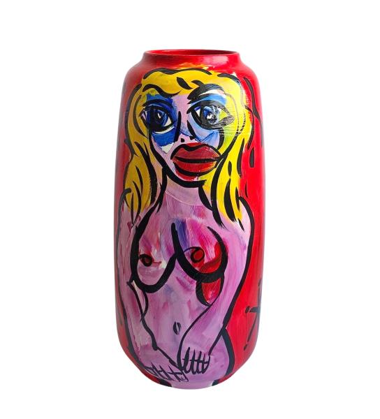 Peter Robert Keil (born 1942 Züllichau), ceramic vase, dated 1987