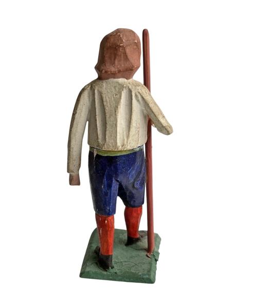 Antique grulich crib figurine, Shepherd around 1900  (10 cm)