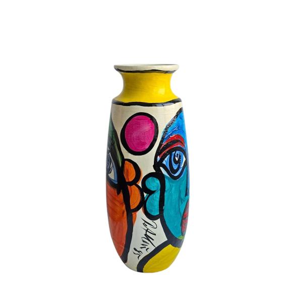 Peter Robert Keil (geb. 1942 Züllichau),  Keramik Vase datiert 1985