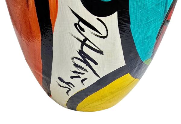 Peter Robert Keil (geb. 1942 Züllichau),  Keramik Vase datiert 1985