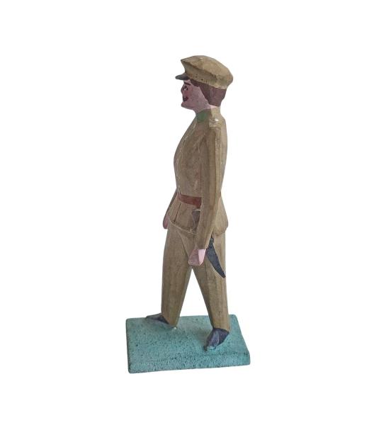 Antique grulich crib figurine, Soldier, around 1900  (10 cm)