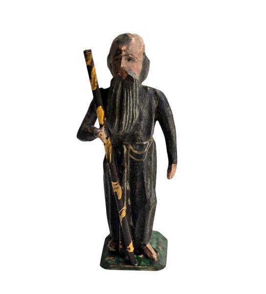 Antique grulich crib figurine, Monk around 1900 (10 cm)