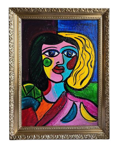 Peter Robert Keil (b. 1942 Züllichau), Greta Garbo the woman with two faces