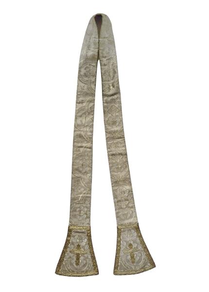Antike Stola für Ornat, Messgewand, Vestment, um 1900