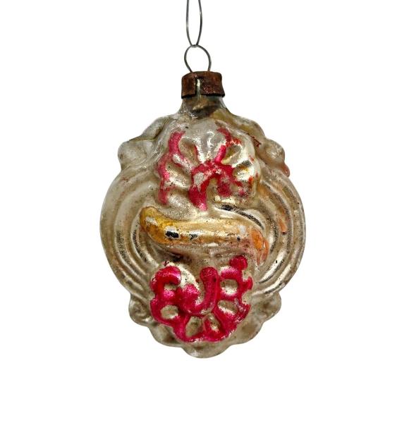 Antique art nouveau kugel, lauscha around 1880/1890