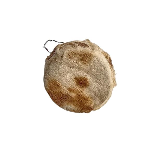 Korb aus Watte mit Flaschen um 1900