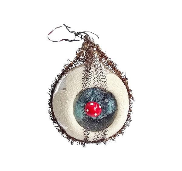 Indent Glass Ornament, lauscha around 1930