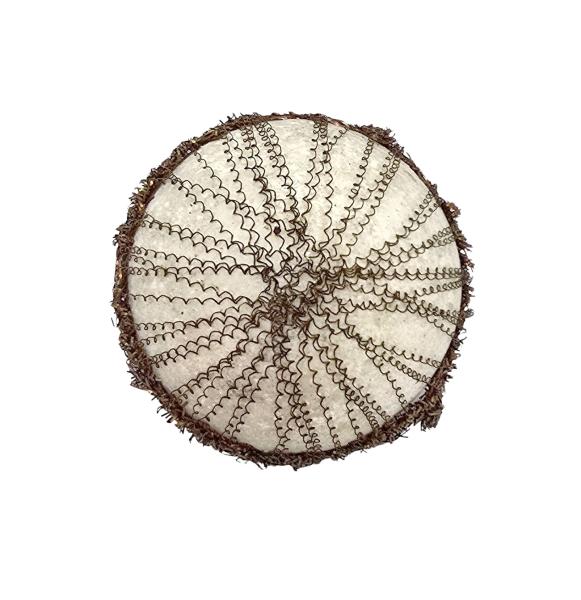 Antique wire wrapped kugel, lauscha around 1910