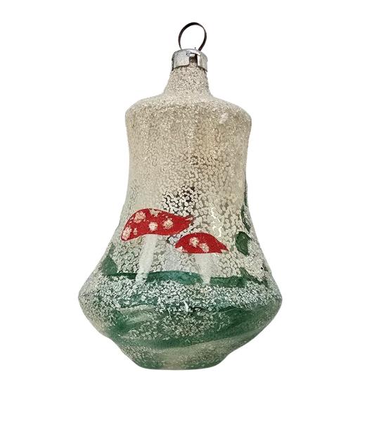 Antique Christmas tree decoration, diorama ball around 1950