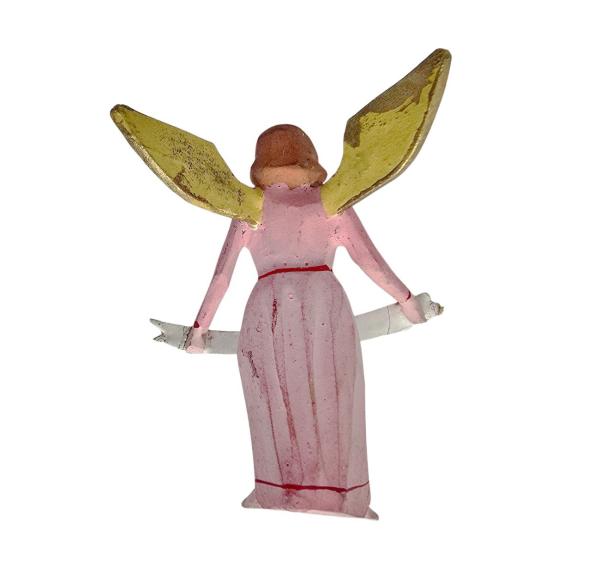 Antike Grulicher Krippenfigur / Verkündigungsengel, um 1920 (7 cm)