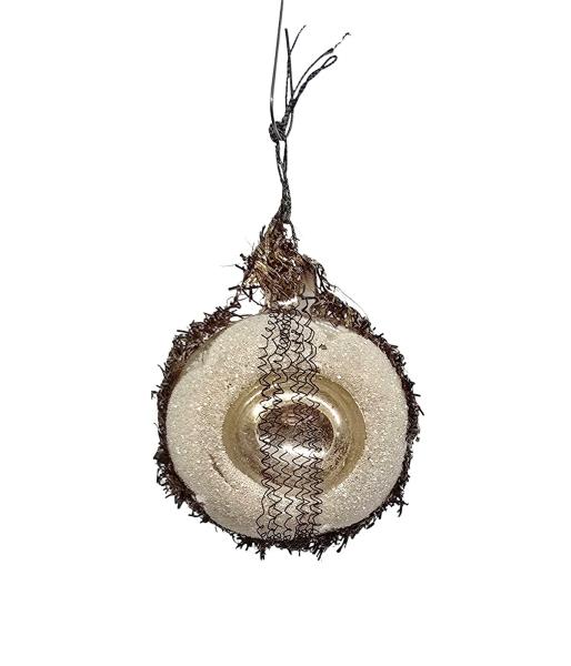 Indent Glass Ornament, lauscha around 1930