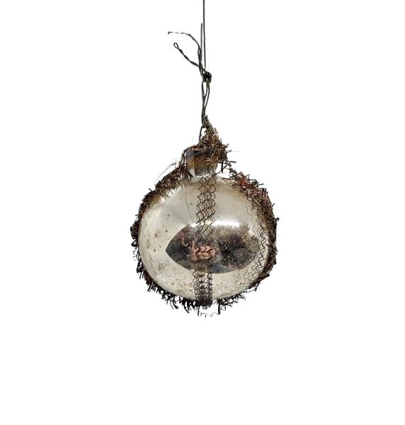 Indent Glass Ornament, lauscha around 1930