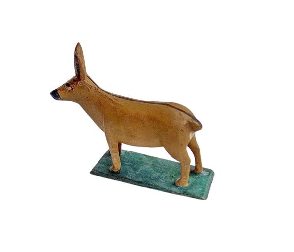 Antike Grulicher Krippenfigur / Reh um 1920