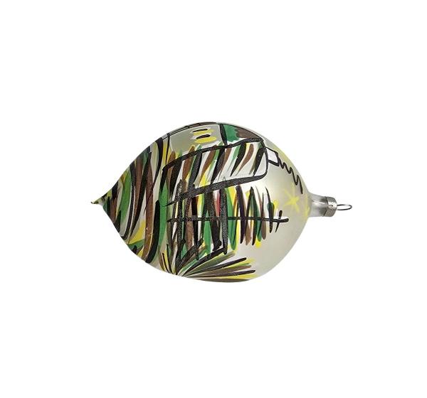 Indent diorama ball with chimney sweep around 1950