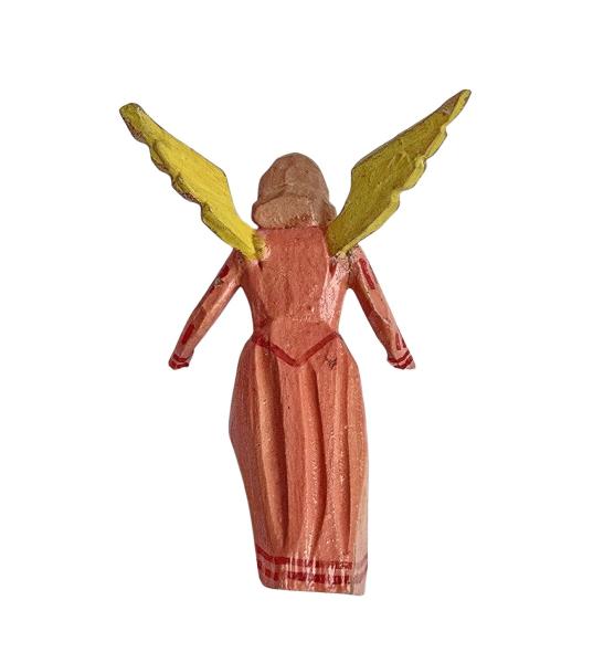 Antike Grulicher Krippenfigur / Verkündigungsengel, um 1920 (7 cm)