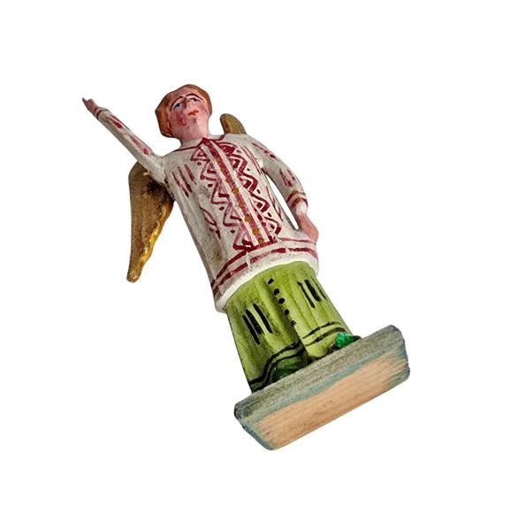 Antike Grulicher Krippenfigur / Verkündigungsengel, um 1900 (7 cm)