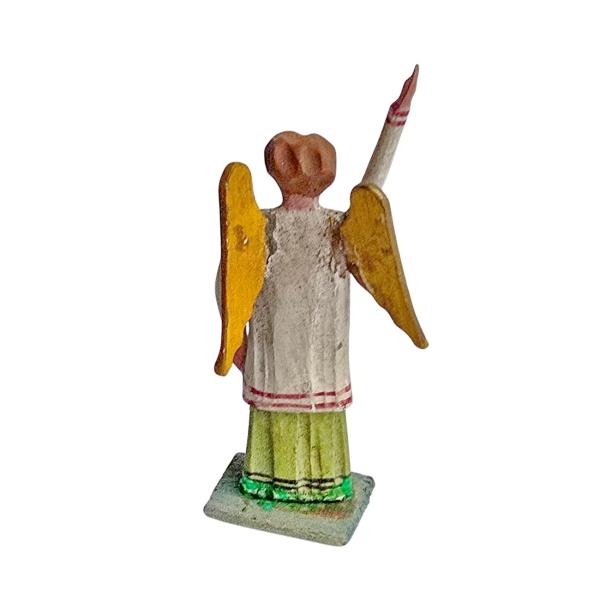 Antike Grulicher Krippenfigur / Verkündigungsengel, um 1900 (7 cm)
