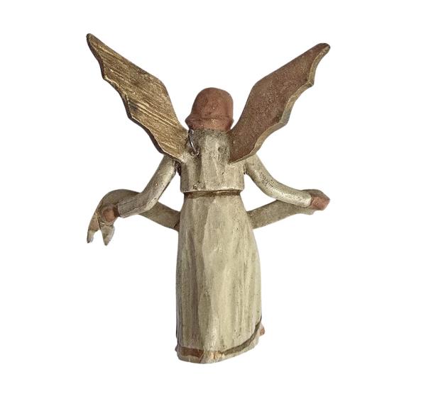 Antike Grulicher Krippenfigur / Verkündigungsengel, um 1900 (7 cm)