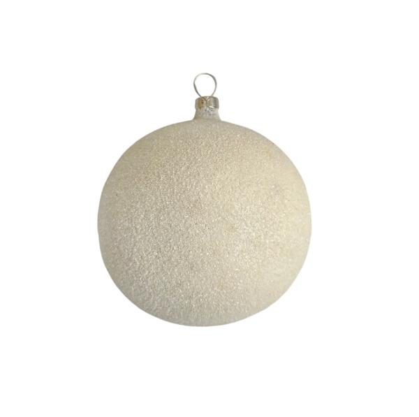 Antiker Christbaumschmuck, Diorama Kugel mit Hunden um 1950