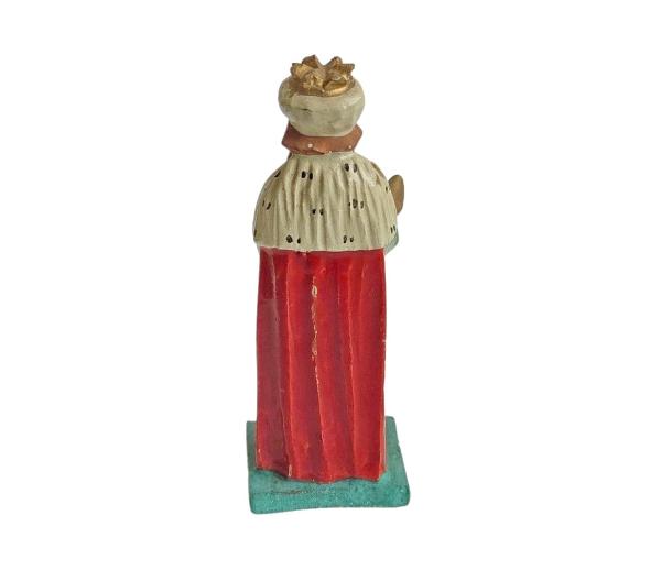 Antique grulich crib figurine, king balthasar, around 1900 (7 cm)