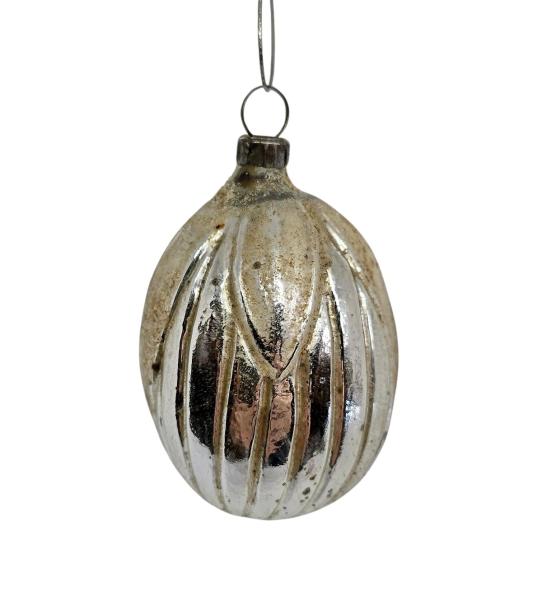 Jugendstil Kugel, Blüte, Lauscha um 1910